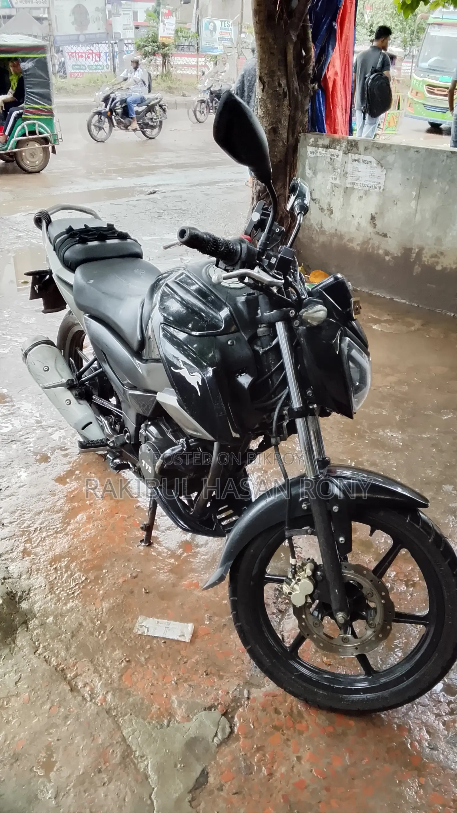 টিভিএস রাইডার ১২৫ ২০২২ কালো