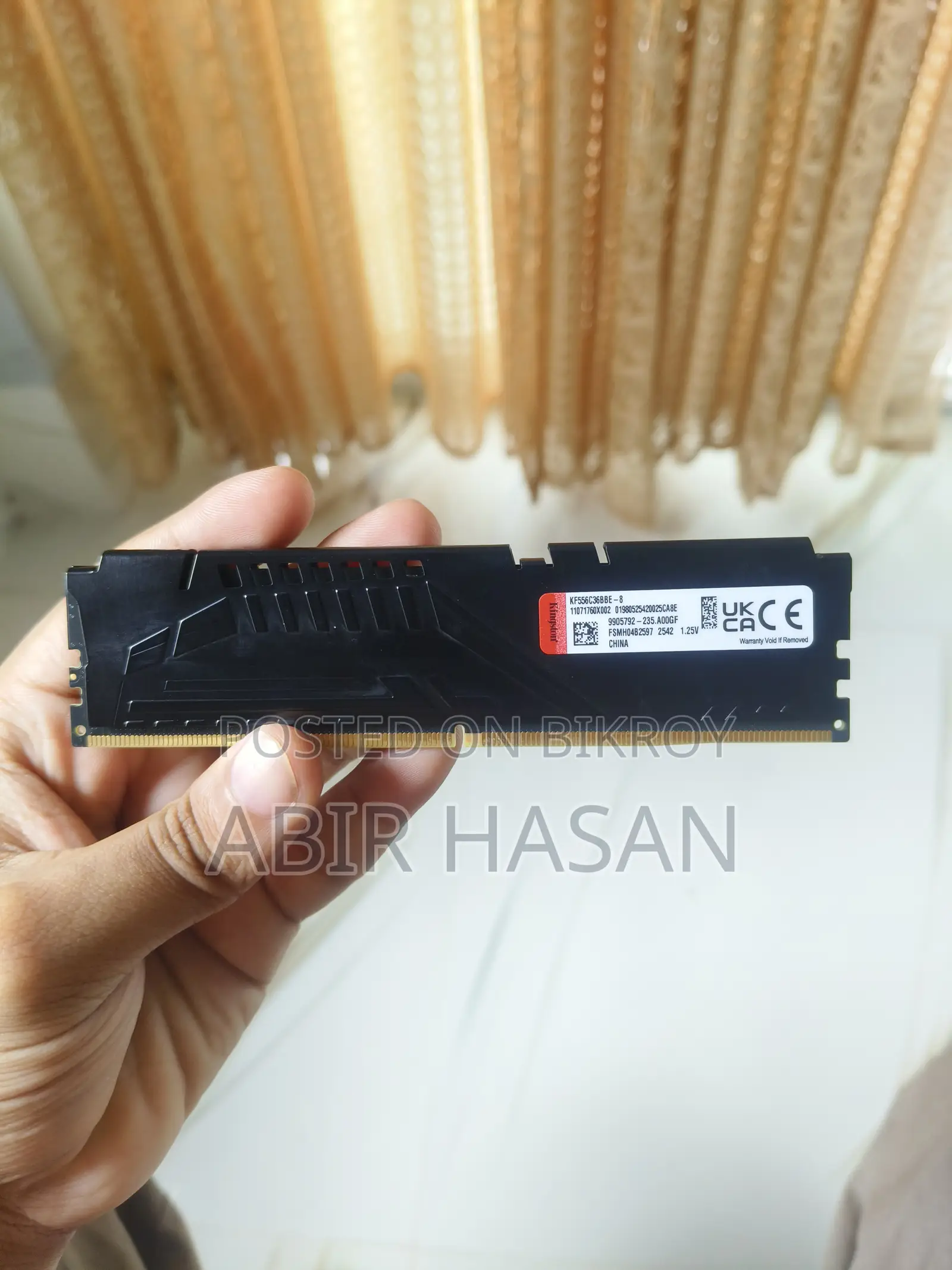 Kingston Ddr5 8gb 5600mzh Cl36