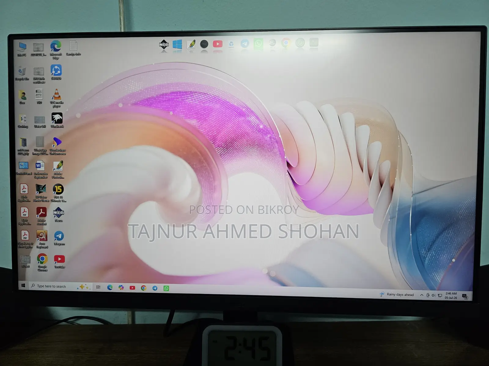 ডেস্কটপ কম্পিউটার গিগাবাইট ৮জিবি ইন্টেল কোর আই৩ এইচবিবি+এসএসডি ১.৫টিবি