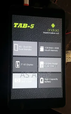 Tablet 8 GB Silver