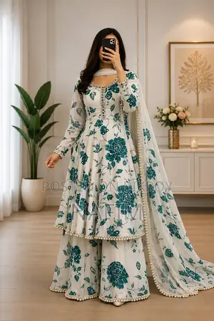 Golap Gown Three Piece | Cotton Printed Dress
