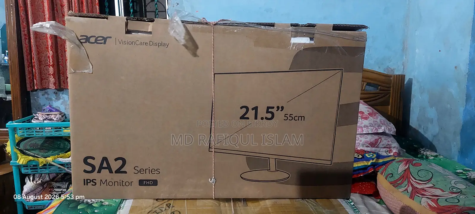 Desktop Computer Acer Aspire C20-220 8GB AMD Ryzen 5 SSD 512GB