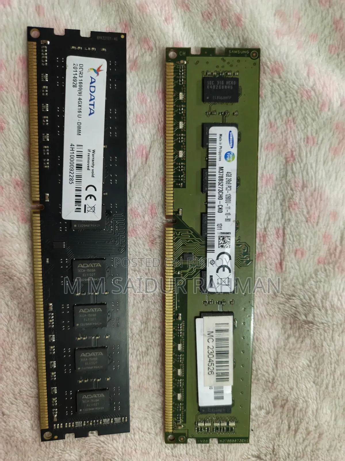 Ddr3 4+4=8gb Ram