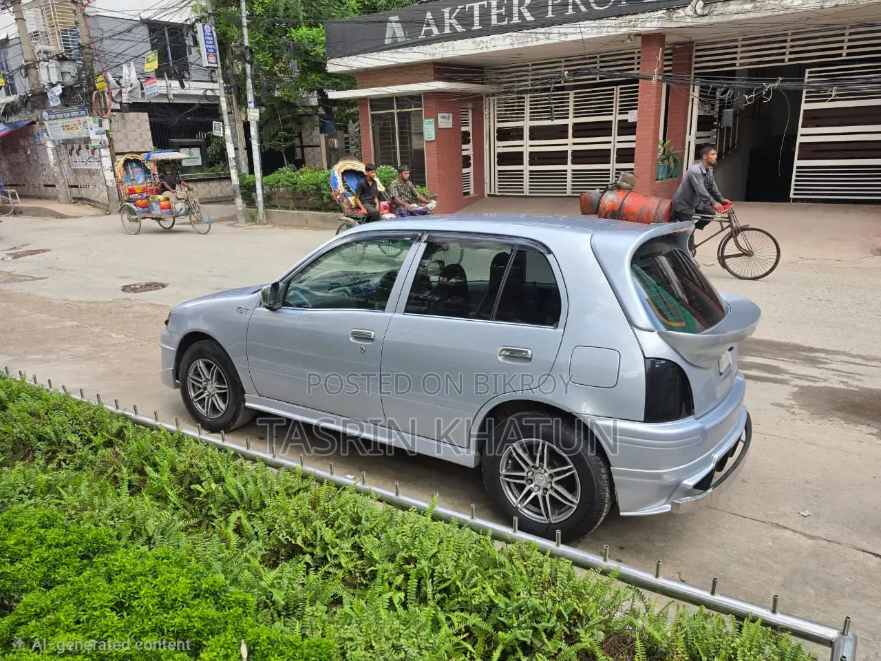 টয়োটা স্টারলেট ১৯৯৬ সিলভার