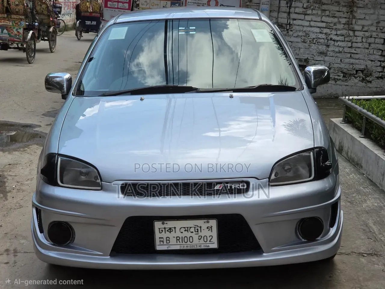টয়োটা স্টারলেট ১৯৯৬ সিলভার