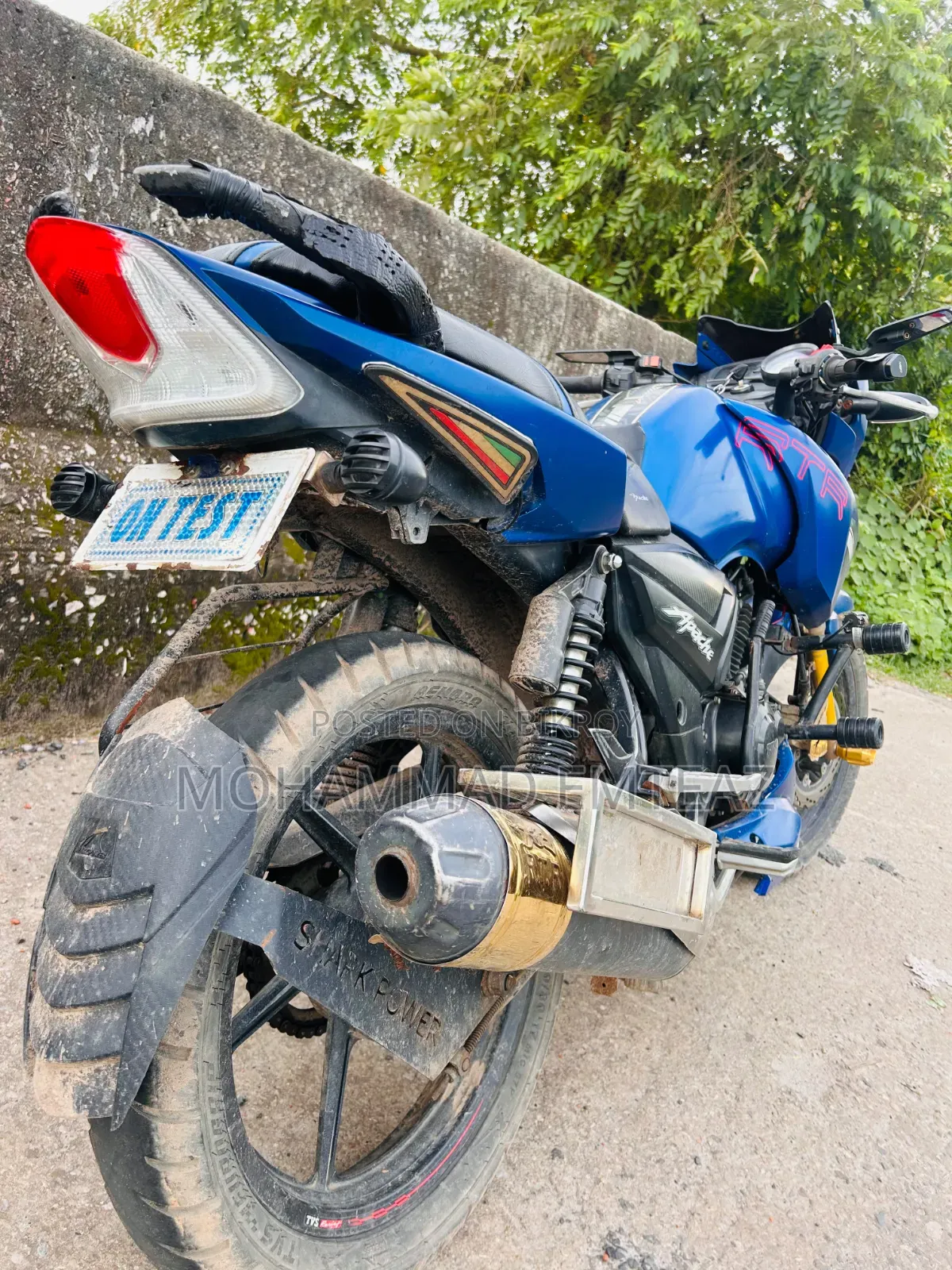 TVS Apache RTR 160 2V 2019 Blue
