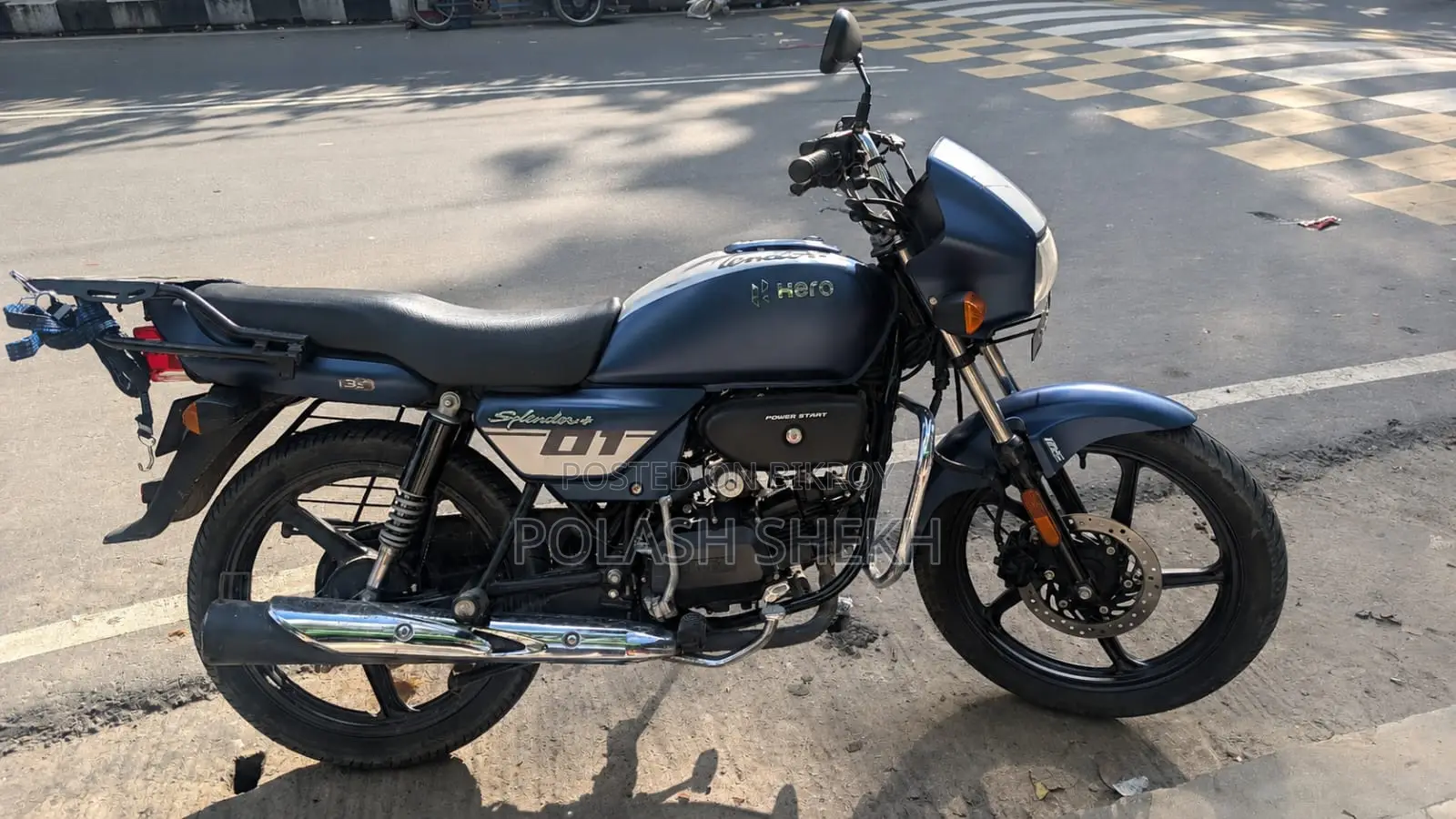 New Hero Splendor Plus 2025 Blue
