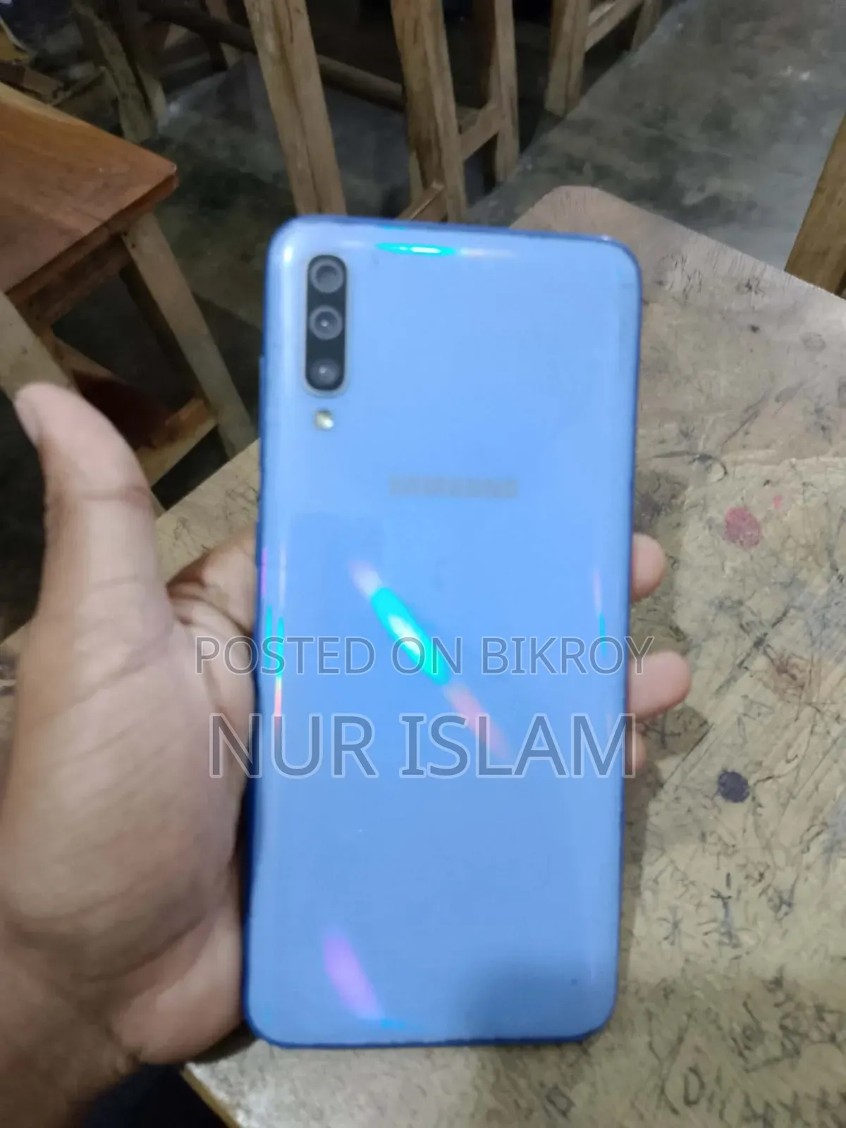 স্যামসাং গ্যালাক্সি এ৭০ ১২৮ জিবি নীল