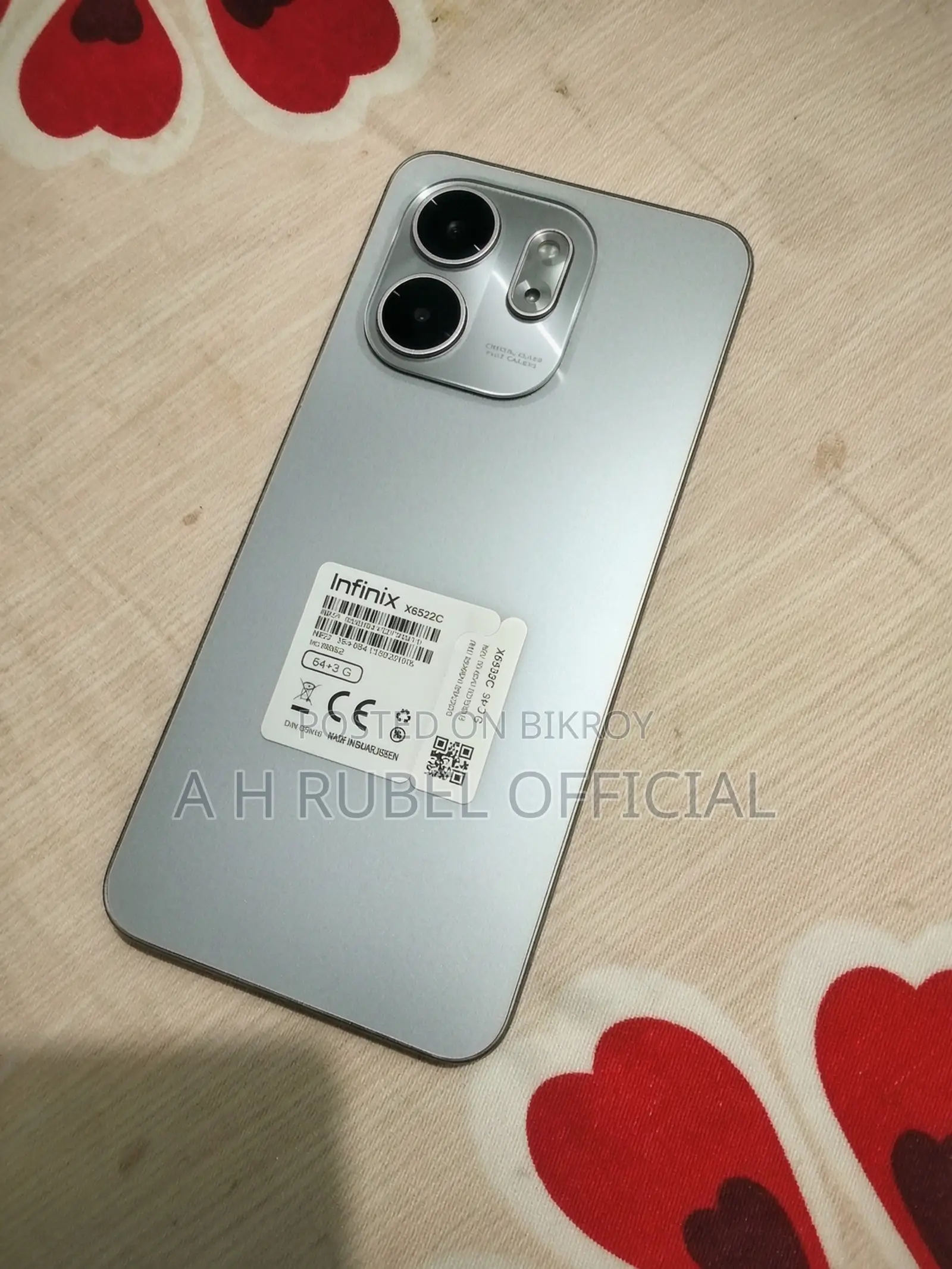 ইনফিনিক্স স্মার্ট ৯ ৬৪ জিবি সিলভার