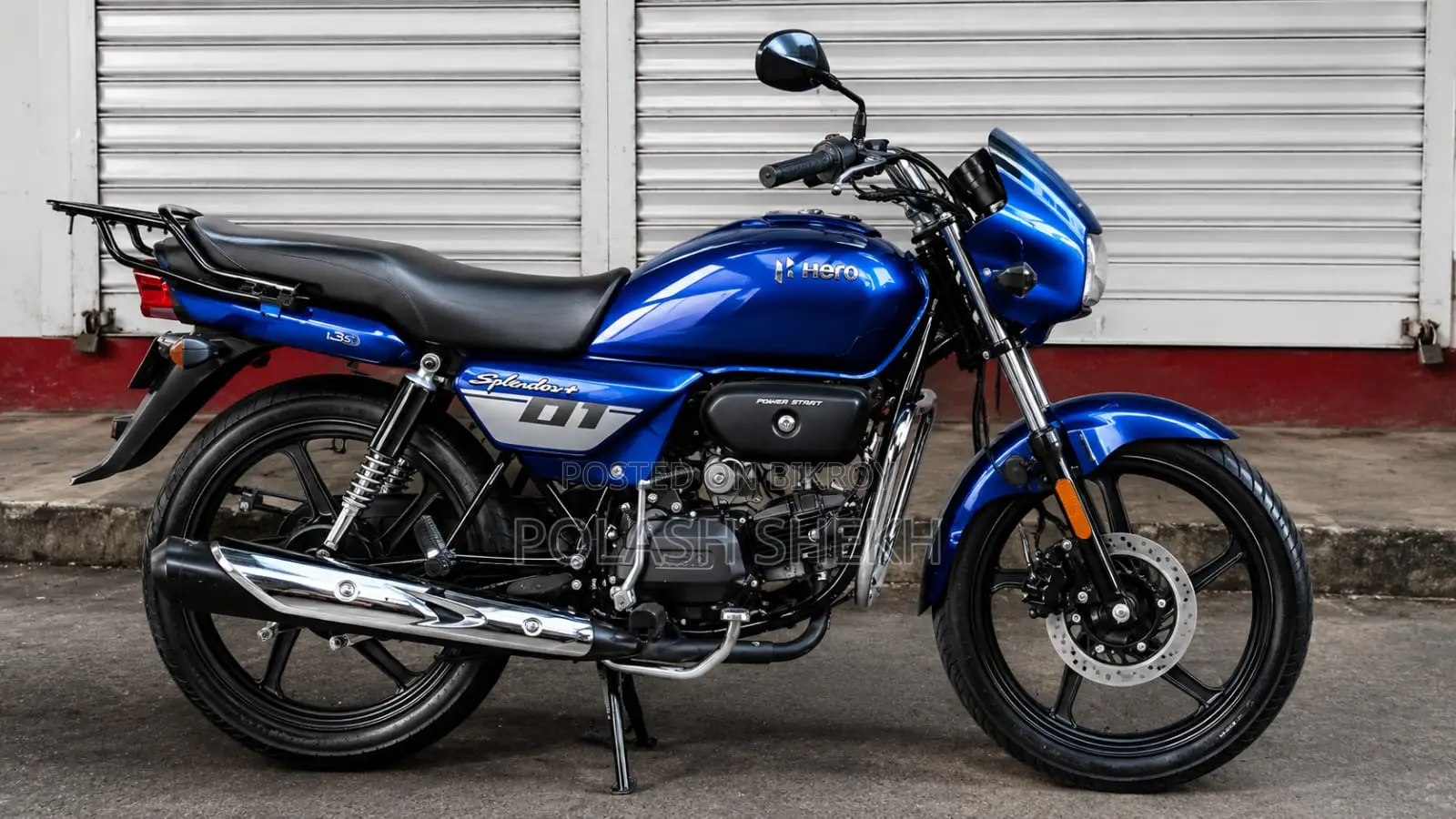 New Hero Splendor Plus 2025 Blue