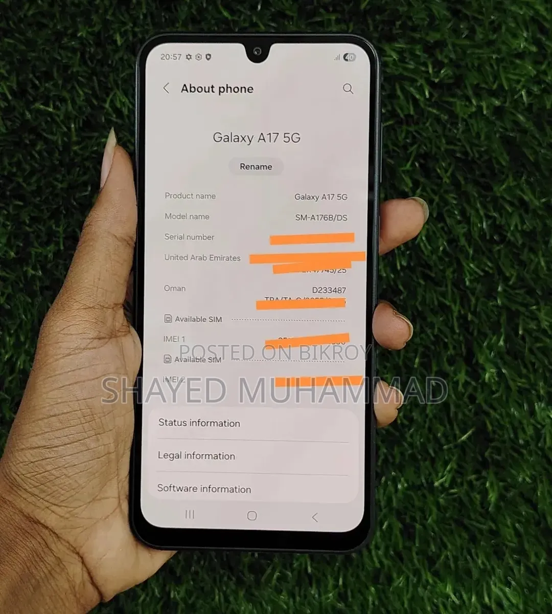 Samsung Galaxy A17 5G 256 GB Black