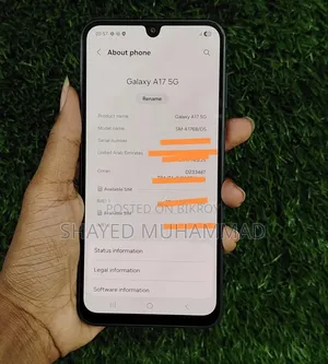 Samsung Galaxy A17 5G 256 GB Black