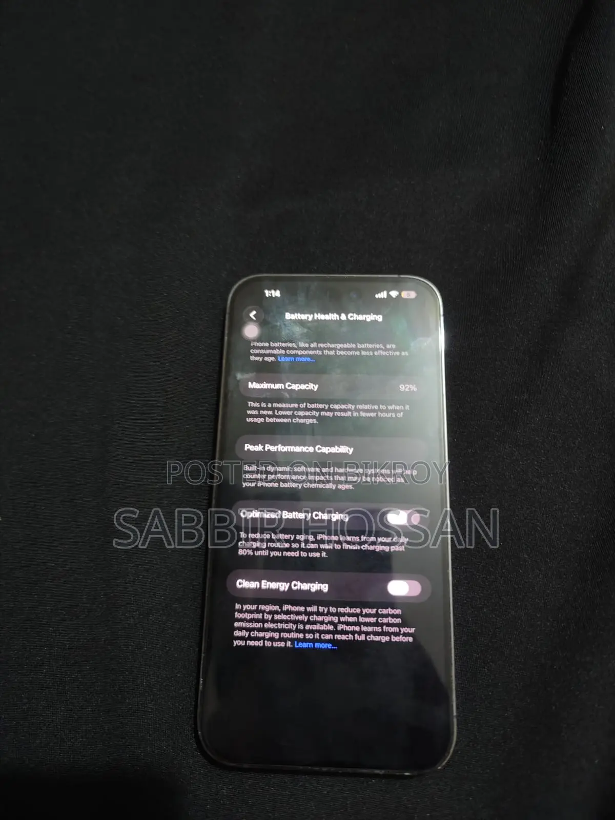 অ্যাপল আইফোন ১৪ প্রো ম্যাক্স ২৫৬ জিবি পার্পল