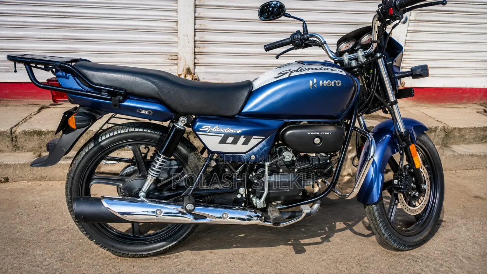 New Hero Splendor Plus 2025 Blue