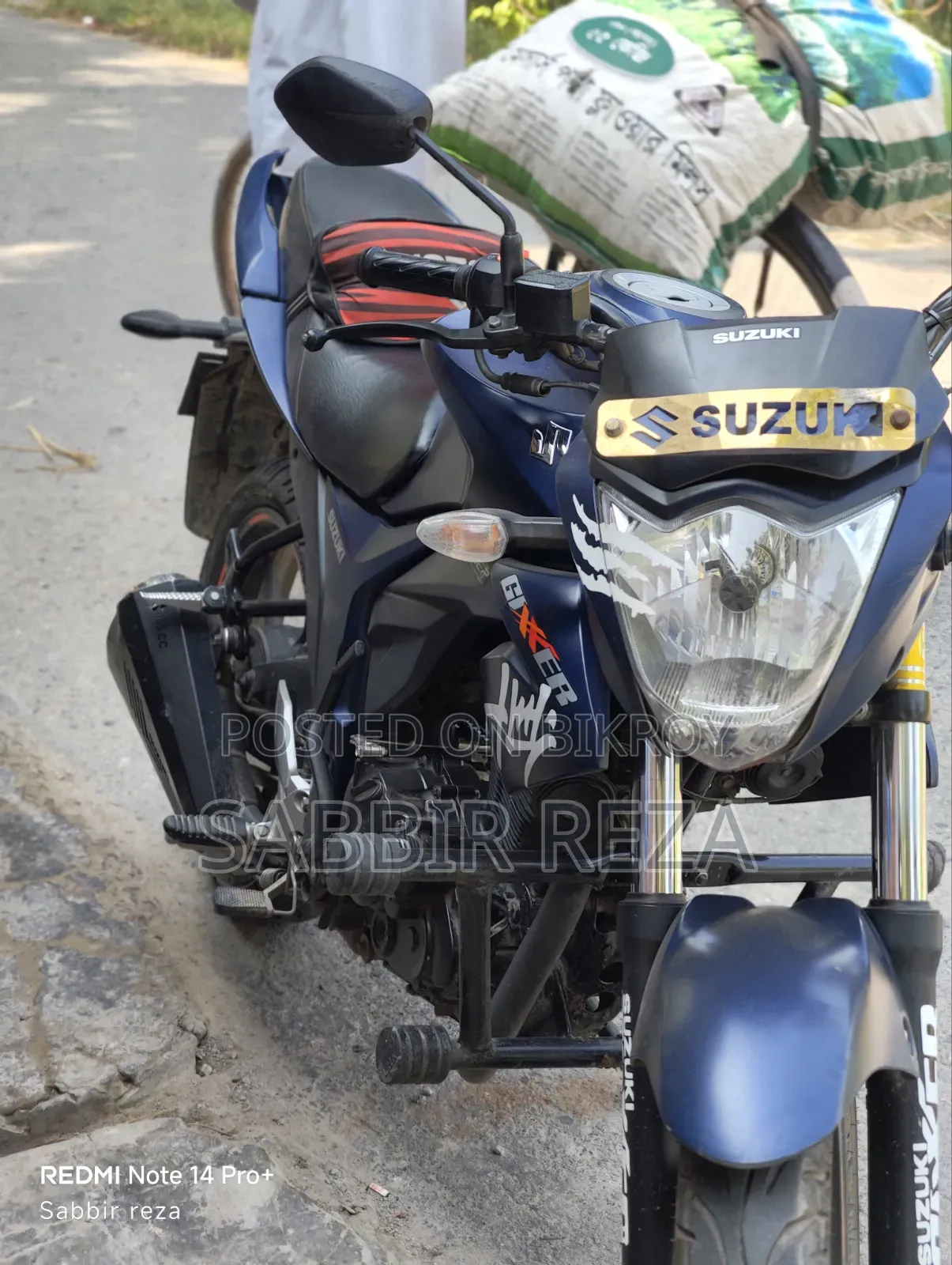 New Suzuki Gixxer 2023 Blue