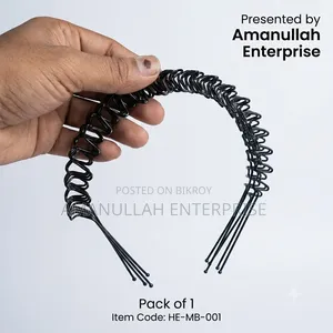 Black Metal Zig Zag Headband | Non-Slip Hair Band/Amanullah Enterprise