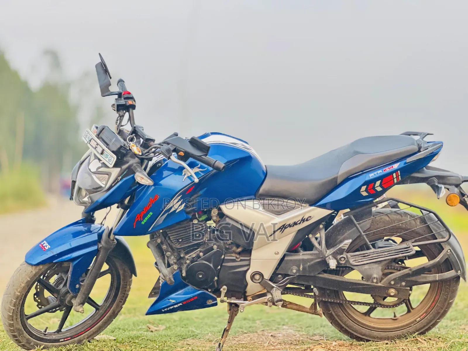 TVS Apache 160 4V 2022 Blue