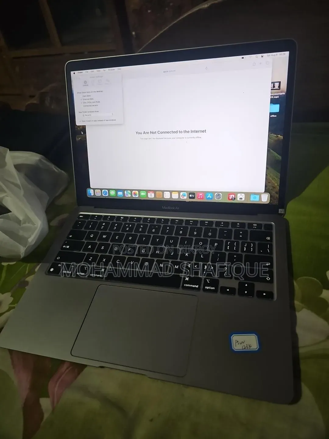 Laptop Apple MacBook Air 2020 M1 8GB Apple M1 Pro SSD 256GB