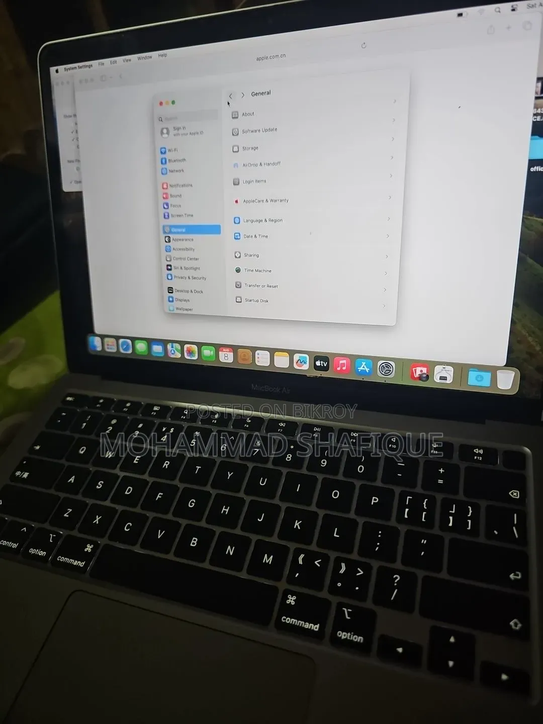 Laptop Apple MacBook Air 2020 M1 8GB Apple M1 Pro SSD 256GB