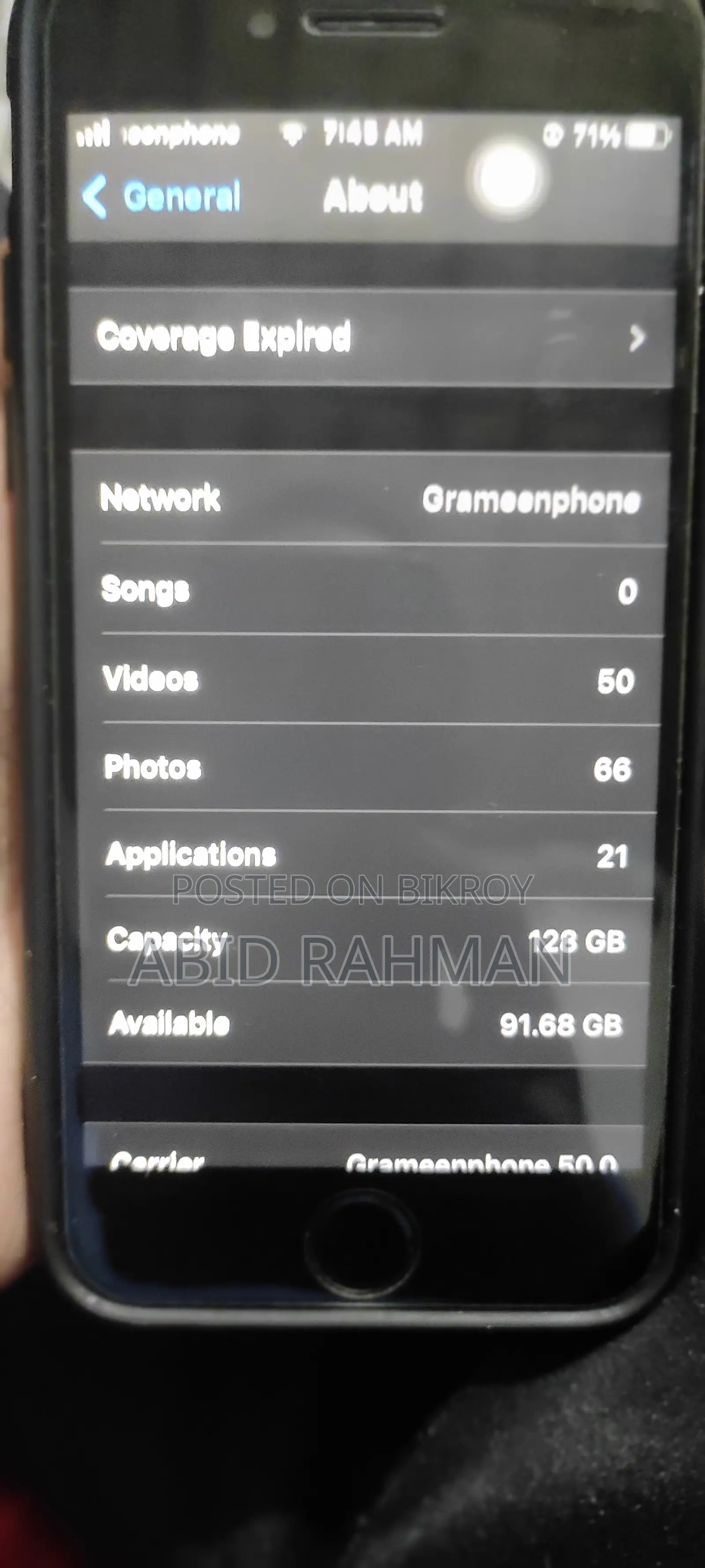Apple iPhone 7 128 GB Black