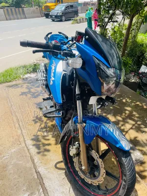 TVS Apache RTR 160 2v Refresh X-connect 2017 Blue