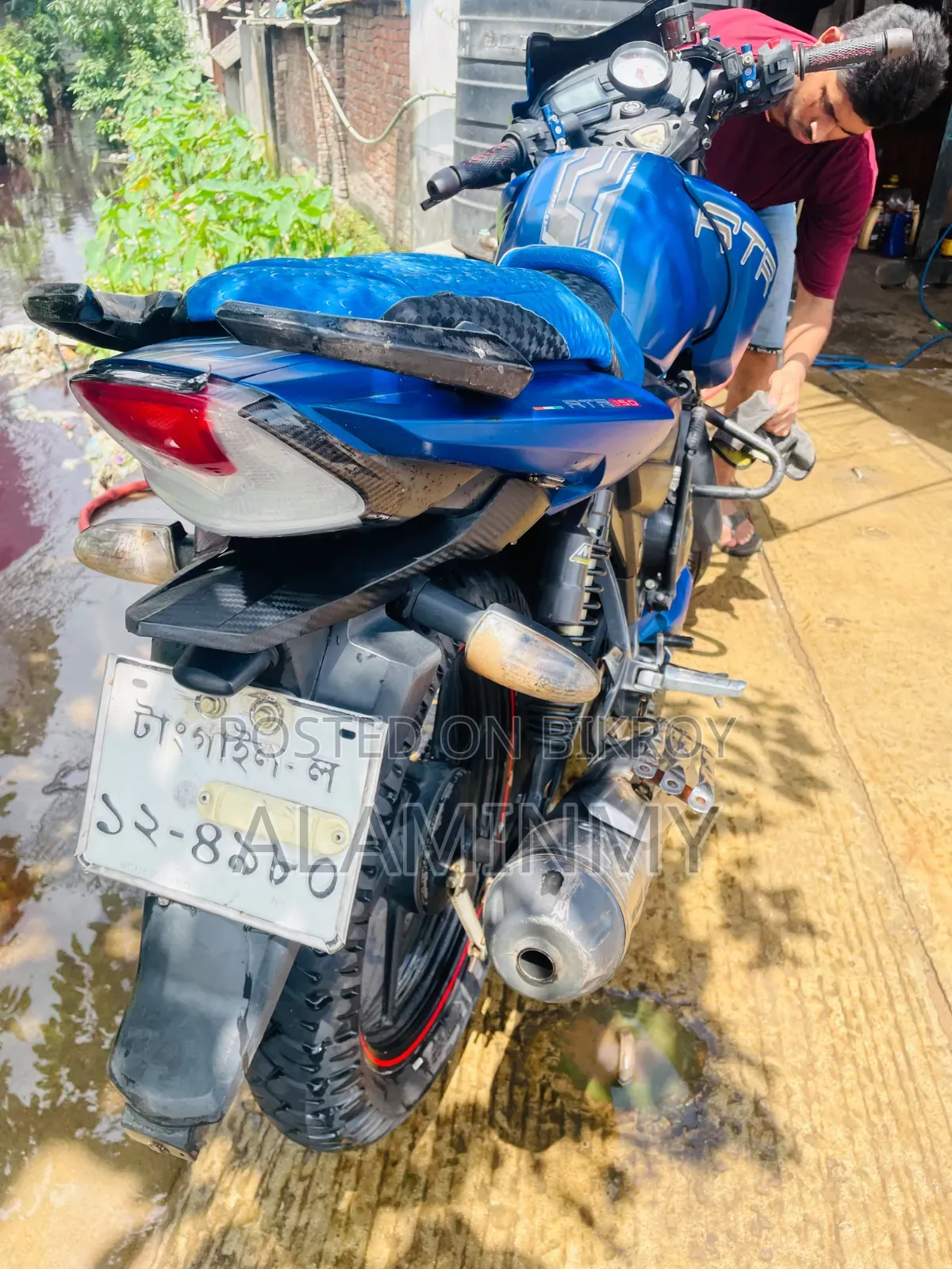 TVS Apache RTR 160 2v Refresh X-connect 2017 Blue