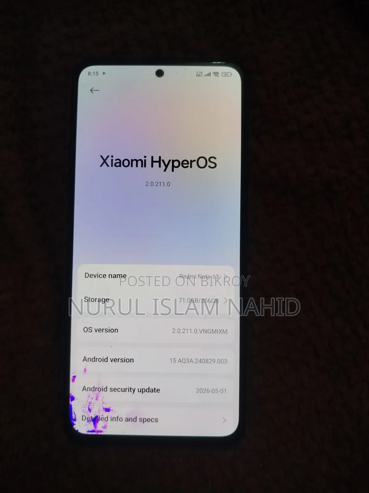 Xiaomi Redmi Note 13 256 GB Black