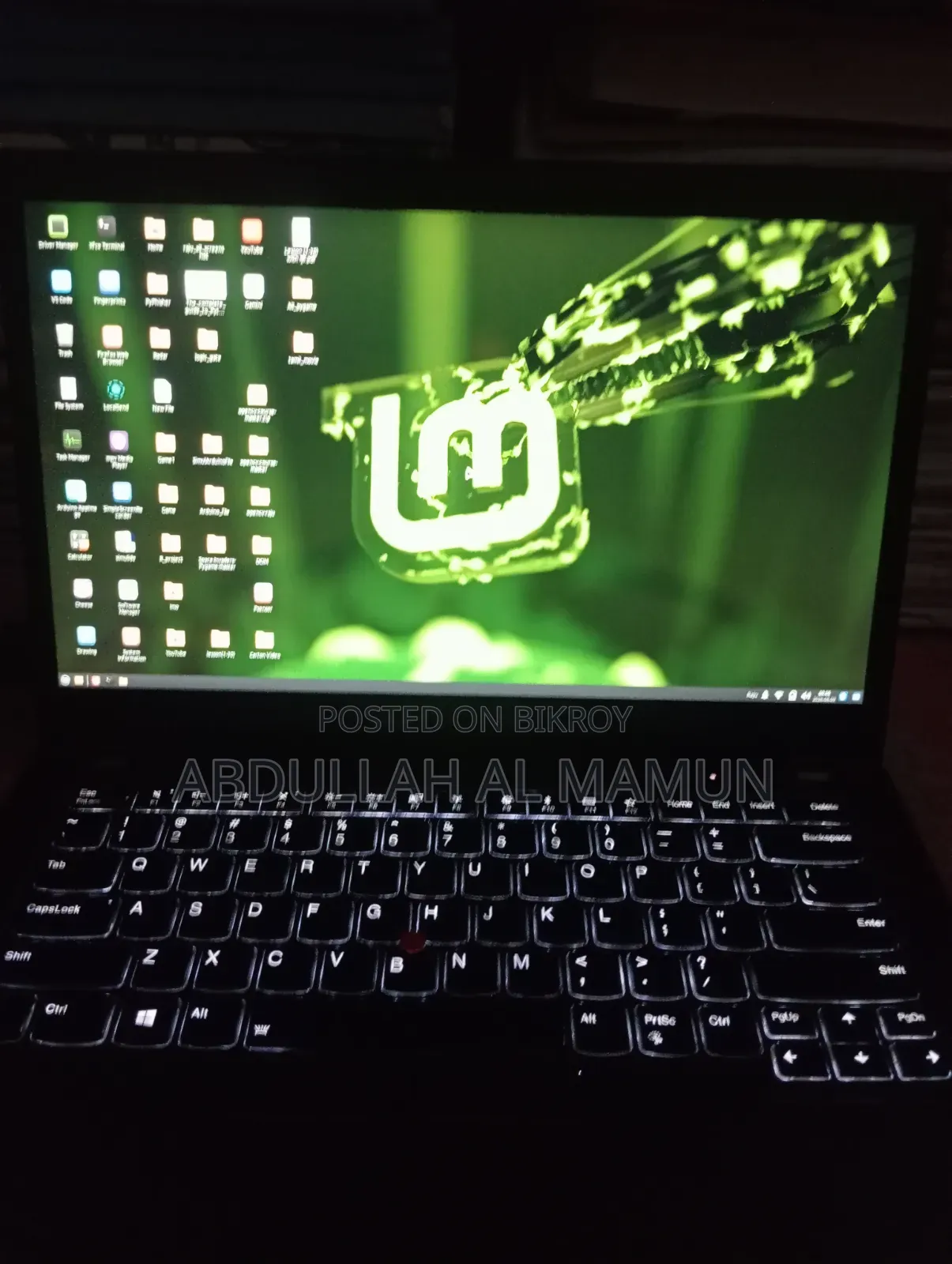 Laptop Lenovo ThinkPad T480s 8GB RAM Intel Core i5 Solid State Drive 256GB