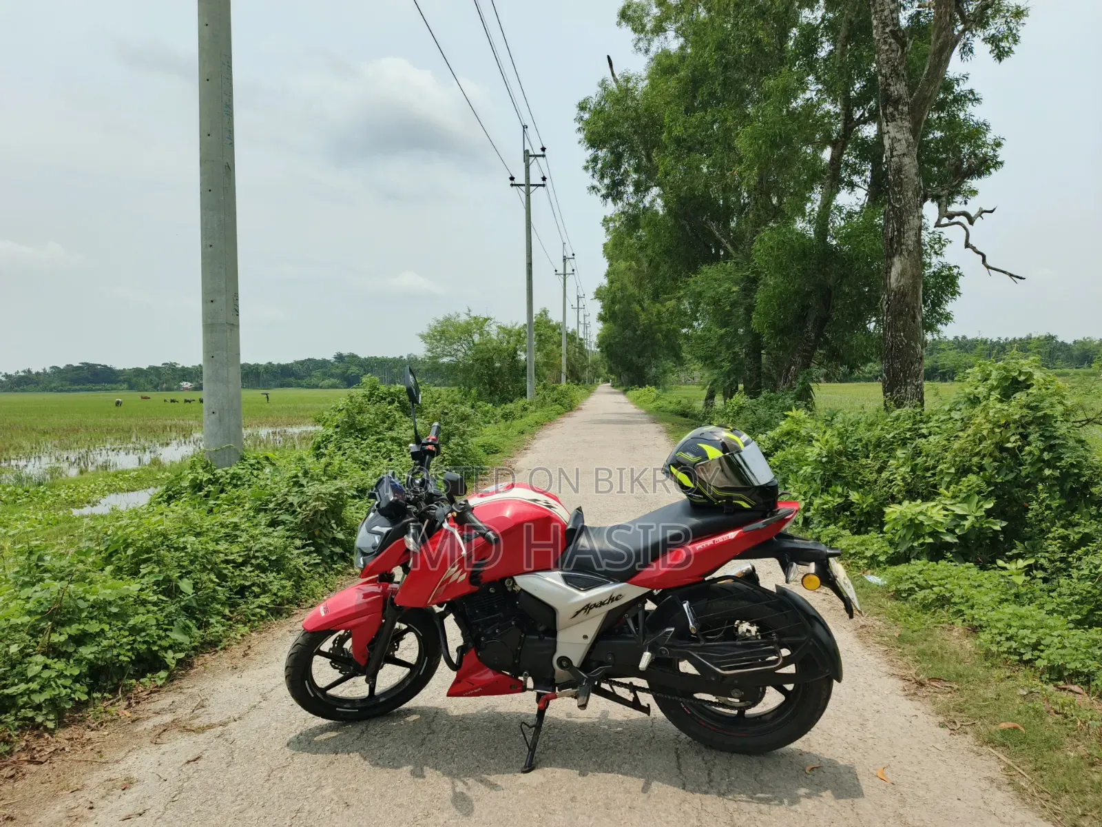 TVS Apache RTR 160 4V 2023 Red
