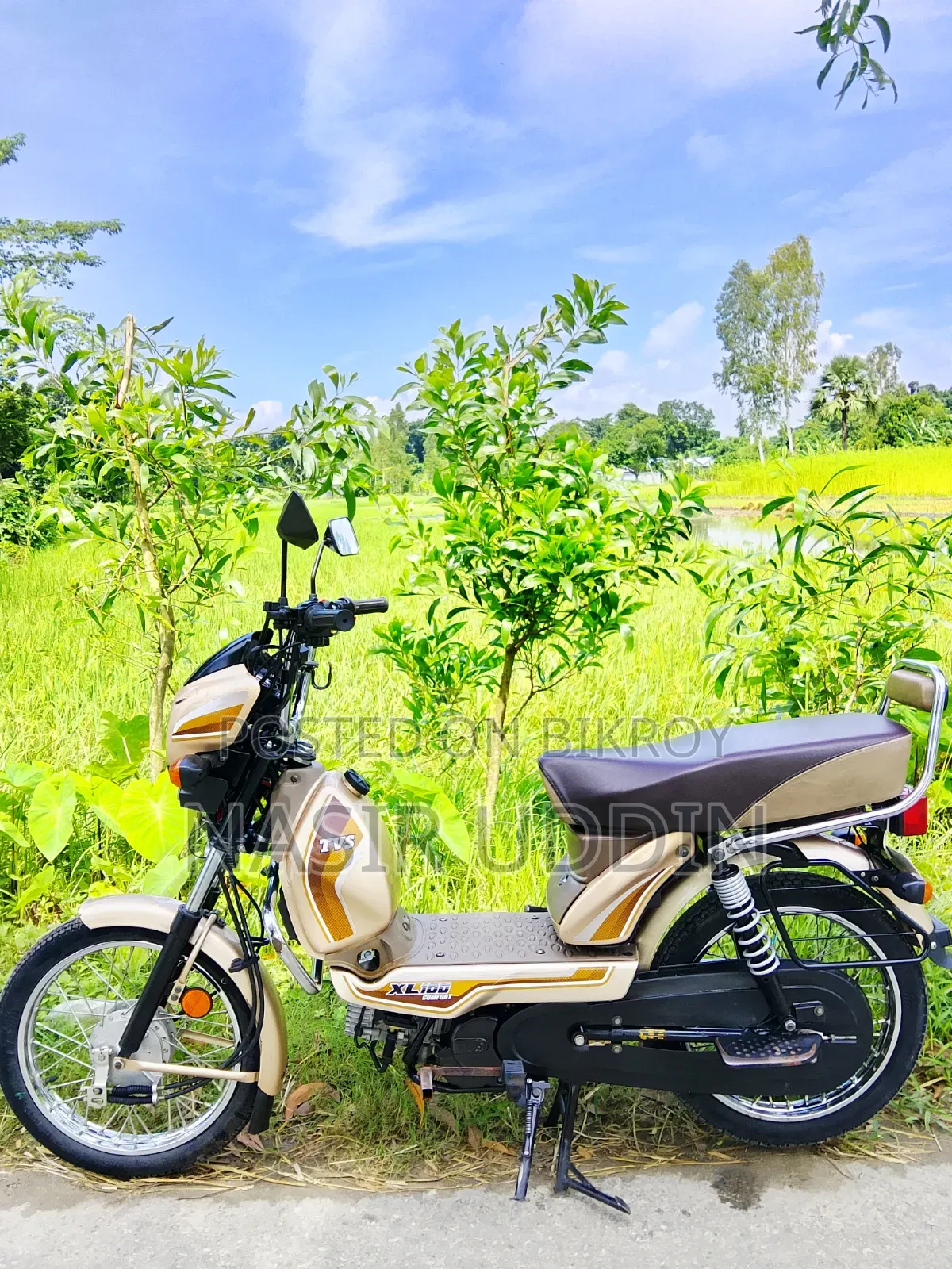 টিভিএস এক্সএল ১০০ আই-টাচ ২০২৩ গ্রে