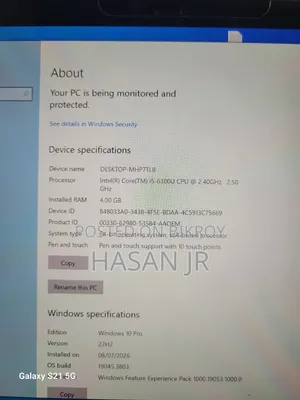 Laptop 4GB SSHD + 128GB SSD