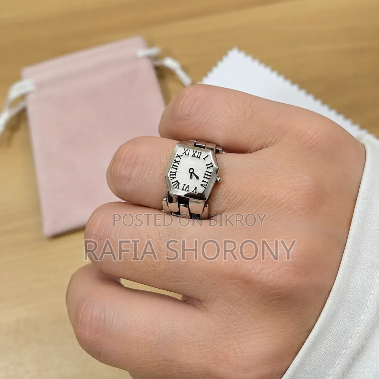 Silver Watch Ring