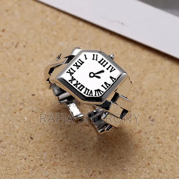 Silver Watch Ring