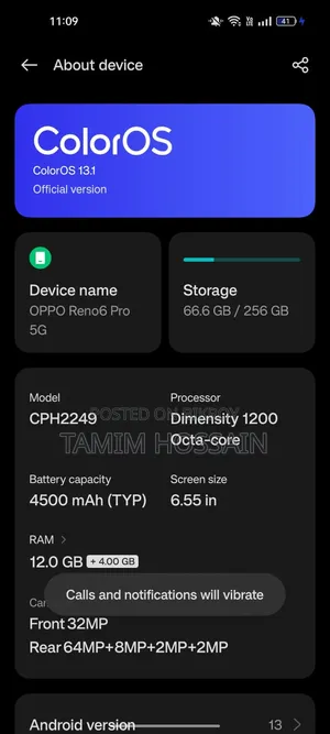 Oppo Reno 256 GB Blue
