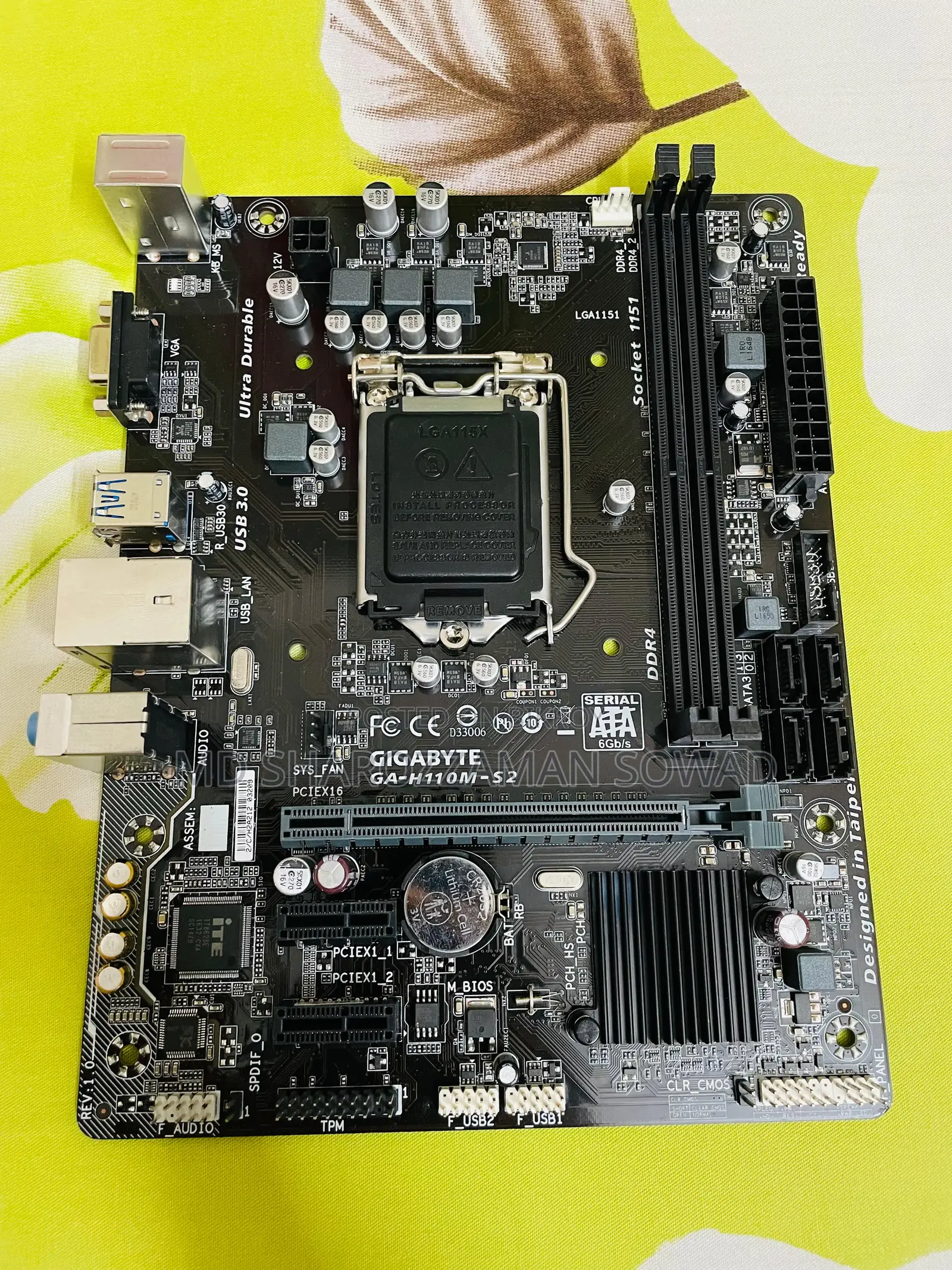 GIGABYTE GA-H110M-S2 DDR4 Motherboard for Sale
