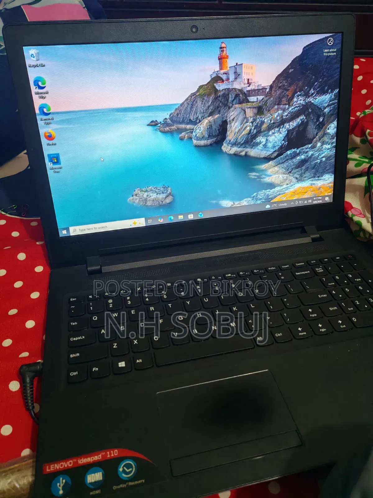 Laptop Lenovo IdeaPad 110 4GB Intel Celeron HDD 256GB