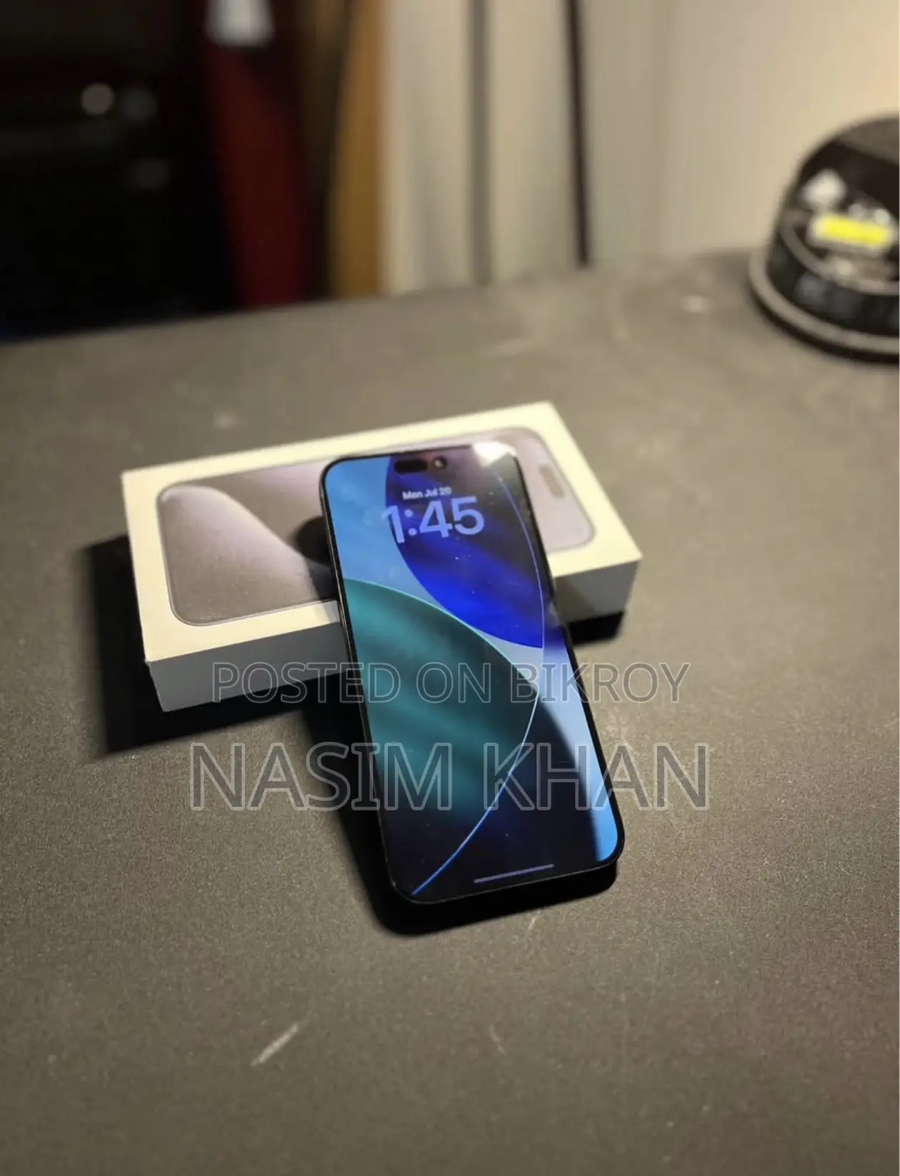 অ্যাপল আইফোন ১৫ প্রো ম্যাক্স ২৫৬ জিবি সিলভার