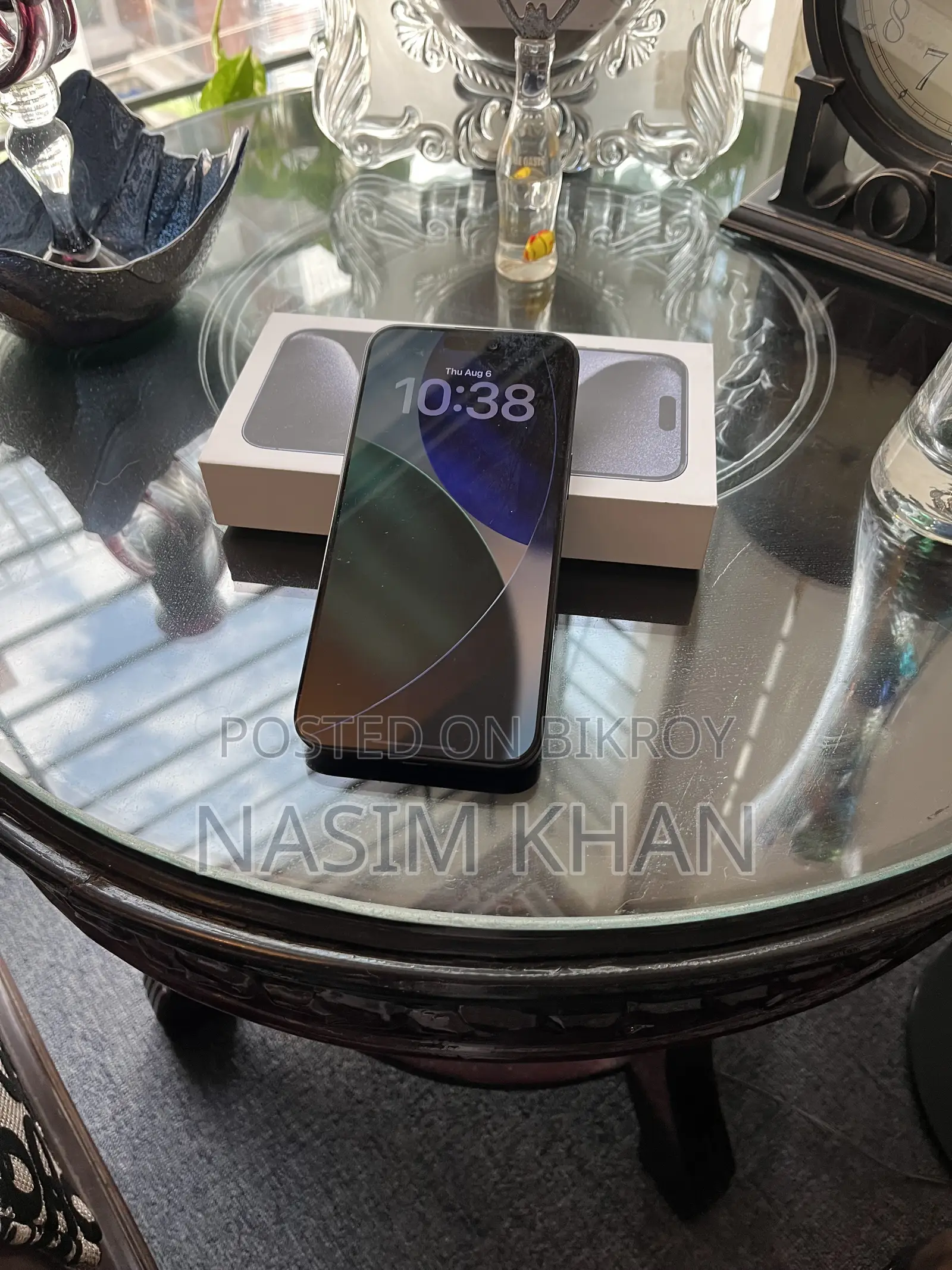 অ্যাপল আইফোন ১৫ প্রো ম্যাক্স ২৫৬ জিবি সিলভার