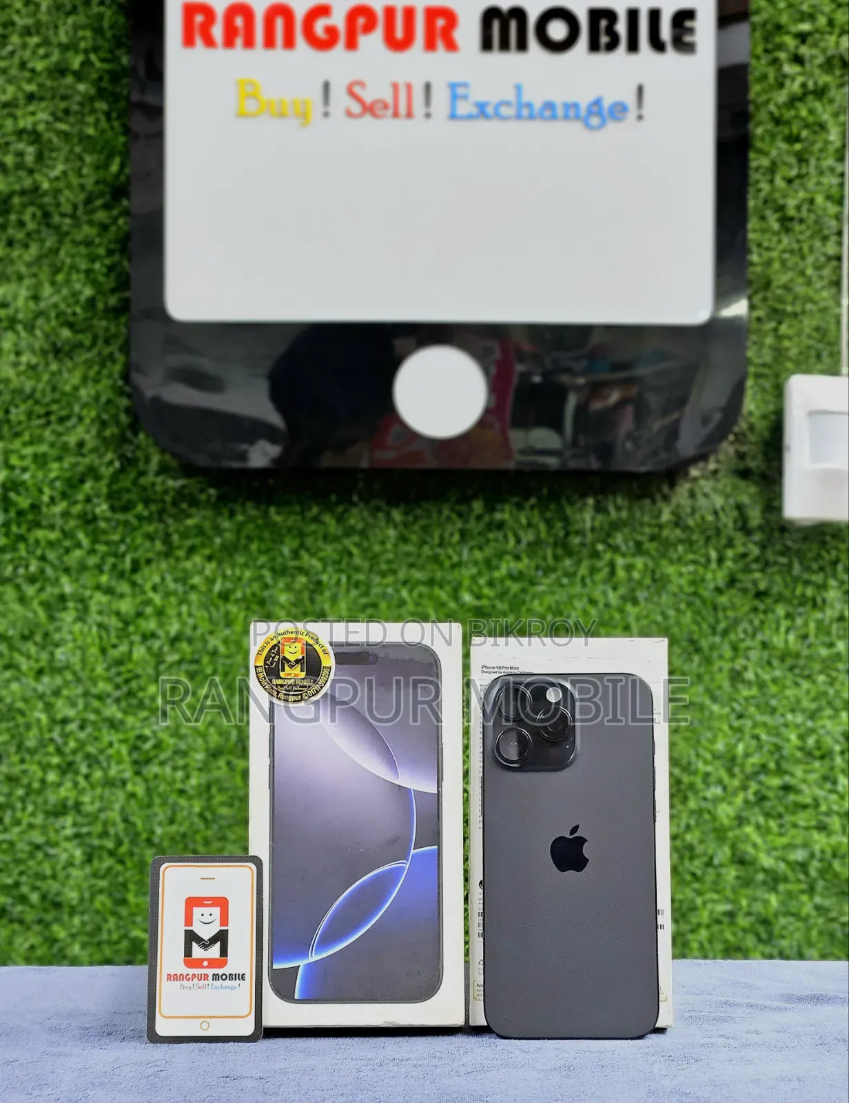 অ্যাপল আইফোন ১৬ প্রো ম্যাক্স ২৫৬ জিবি ব্ল্যাক