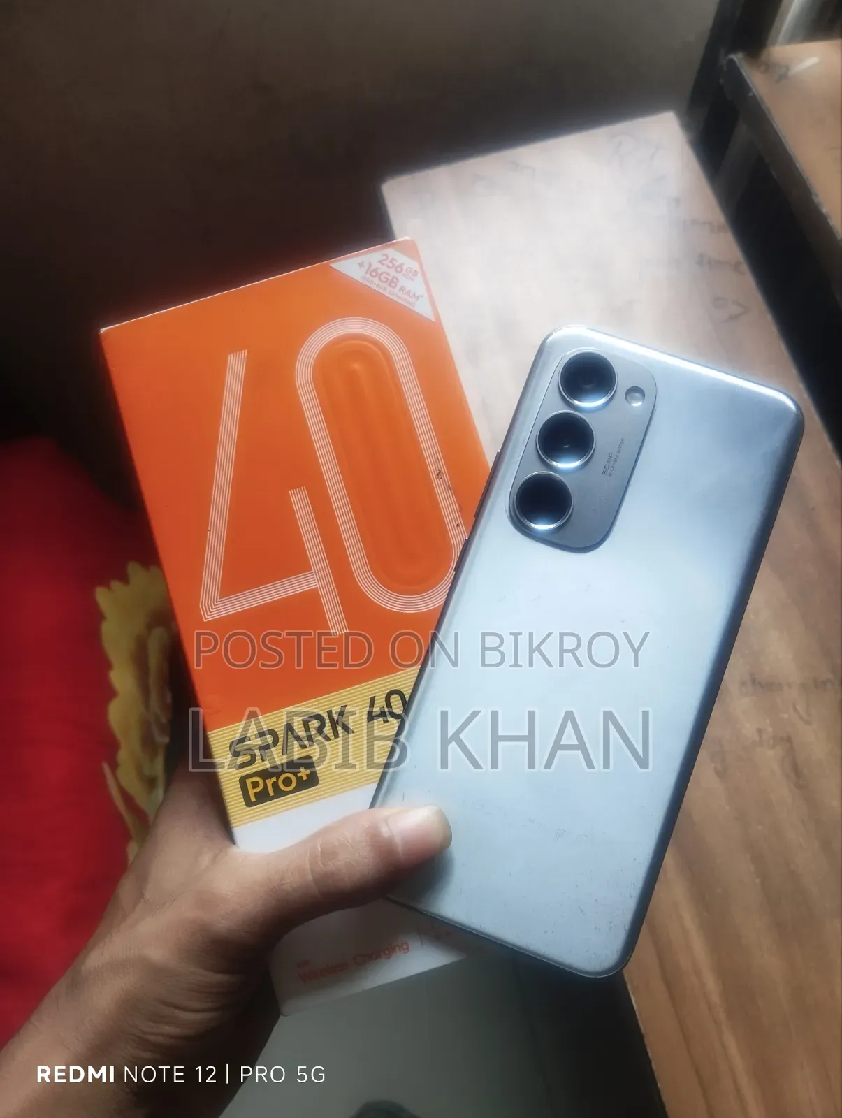 Tecno Spark 40 Pro 256 GB Silver
