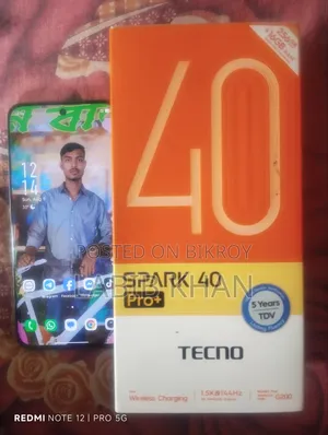 Tecno Spark 40 Pro 256 GB Silver