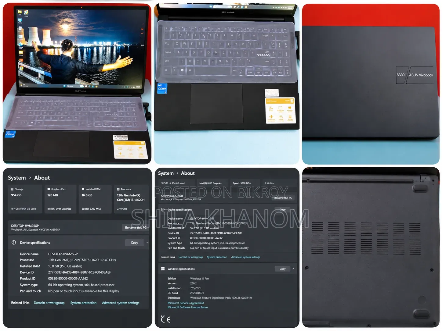 Laptop Asus Vivobook 16 16GB Intel Core i7 SSD 1T