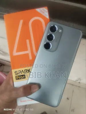 Tecno Spark 40 Pro 256 GB Silver
