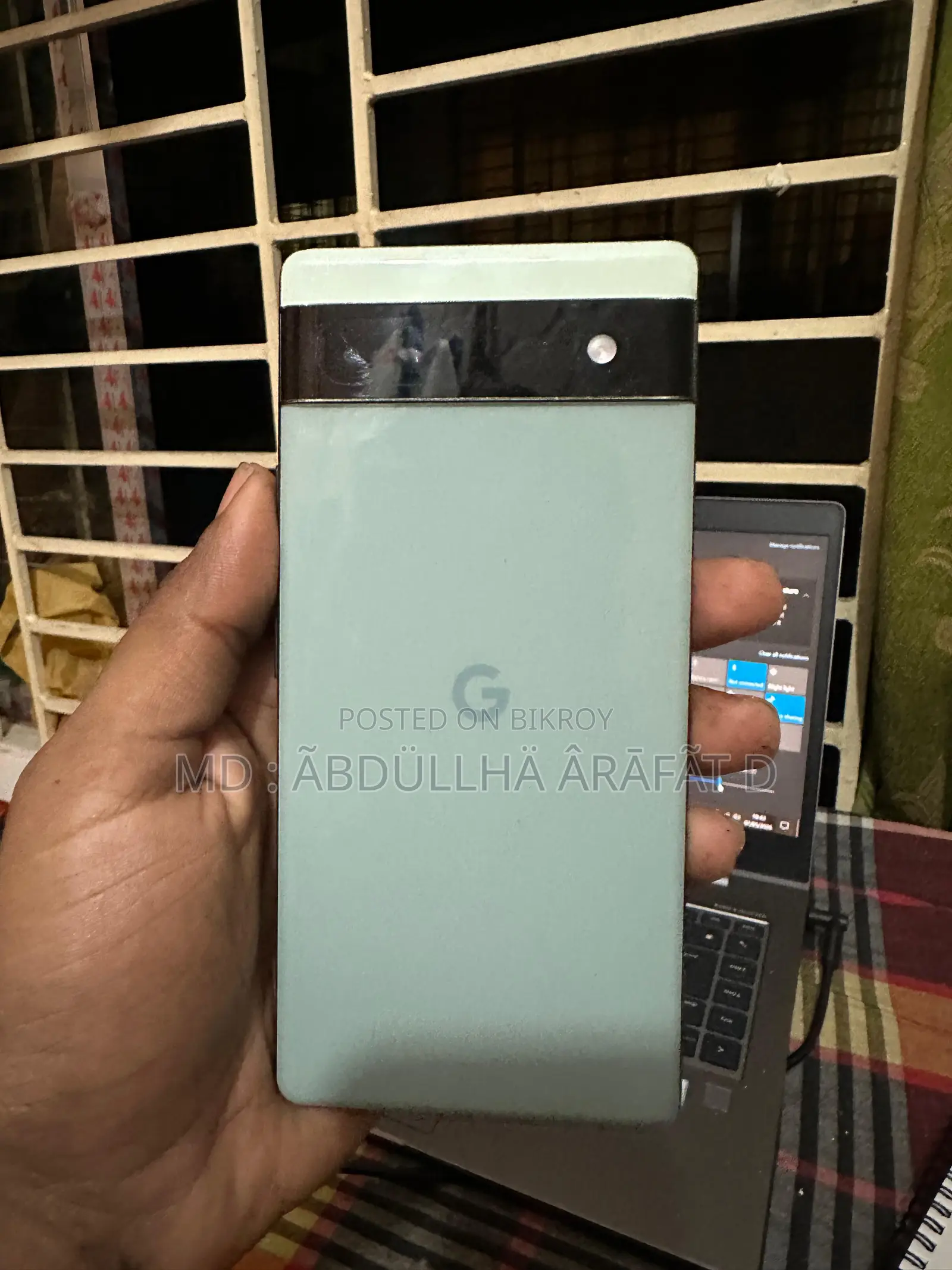 গুগল পিক্সেল ৬এ ১২৮ জিবি গ্রিন