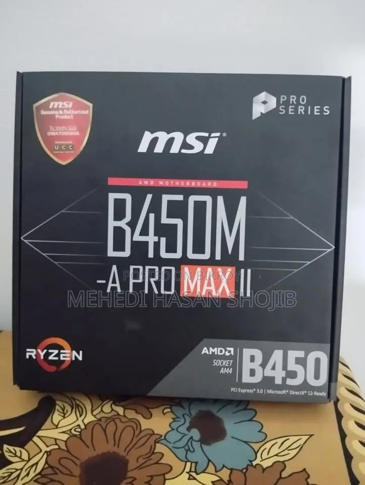 New Desktop Computer MSI model 16GB AMD Ryzen 5 HDD+SSD 1T