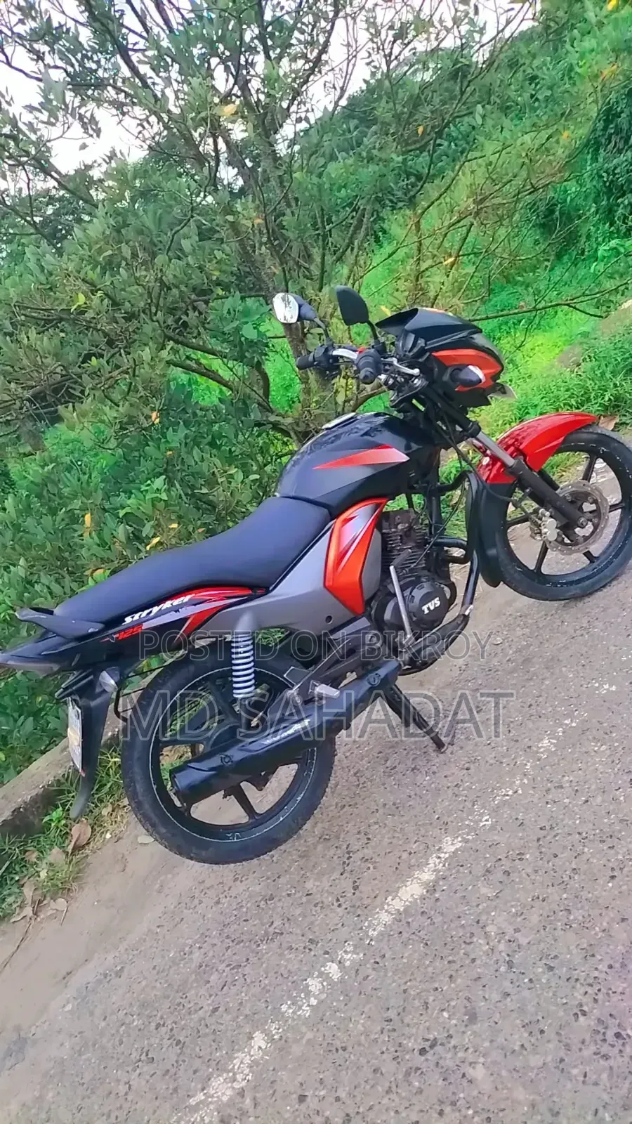 TVS Stryker 125 2018 Red