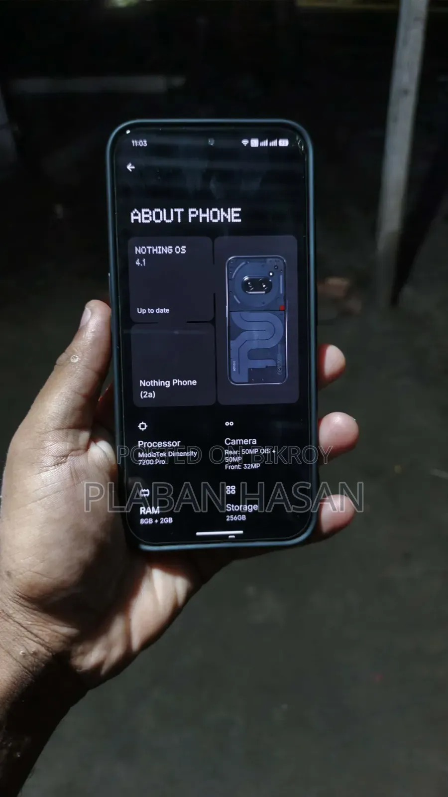 Nothing Phone 2a 256 GB Black
