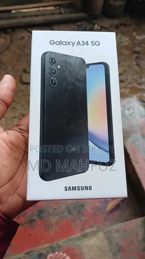 স্যামসাং গ্যালাক্সি এ৩৪ ৫জি ১২৮ জিবি কালো
