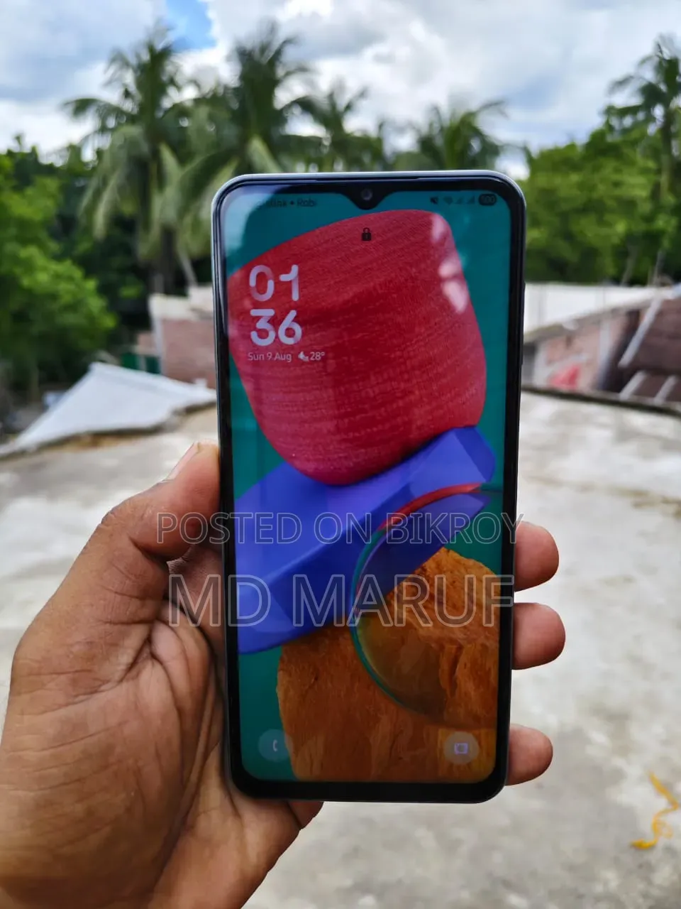 স্যামসাং গ্যালাক্সি এম৩৩ ৫জি ১২৮ জিবি সিলভার