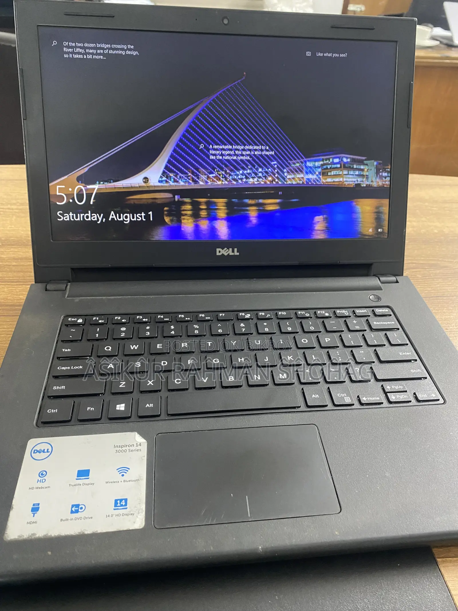 Laptop Dell Inspiron 14 4GB Intel Core I3 SSD 256GB
